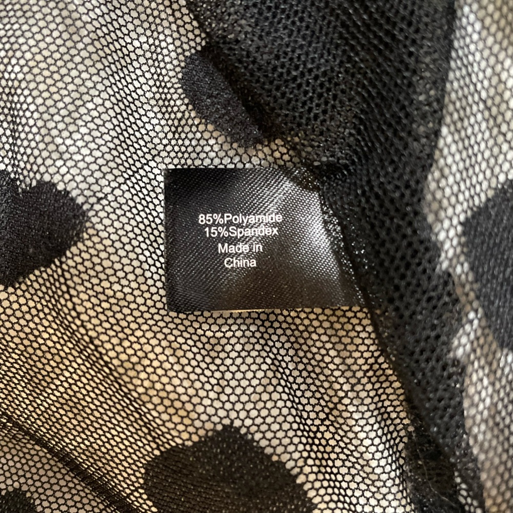 Lane Bryant Whimsigoth Vamp Goth Witchy Grunge Sheer Heart Mesh Top Black 18 20 - Picture 6 of 11